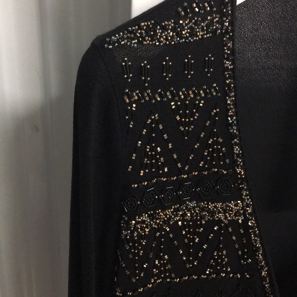 Escada beaded black cardigan - Picture 4 of 8